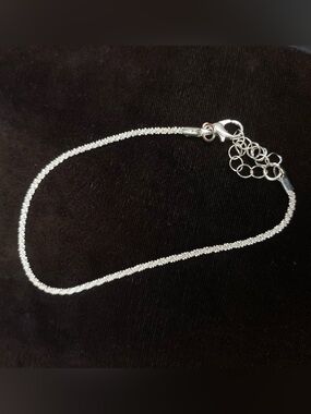 Delicate Twisted Mesh Rope Chain Anklet or Bracelet 8.5